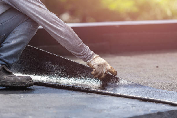 Professional Crawl Space Encapsulation technician working in Knowlesville, NY